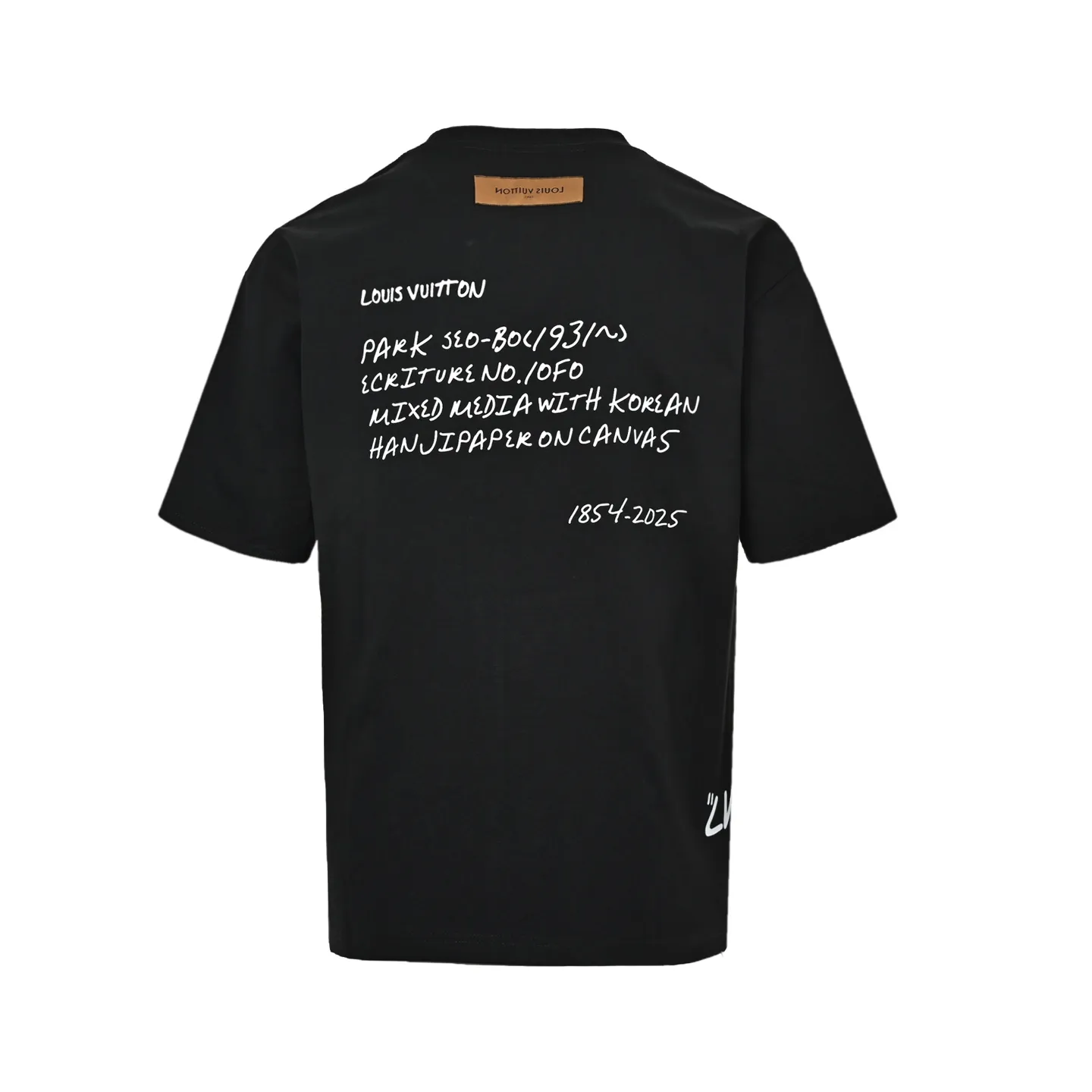 Louis Vuitton/Louis Vuitton short sleeves with slogan printed letters on the chest